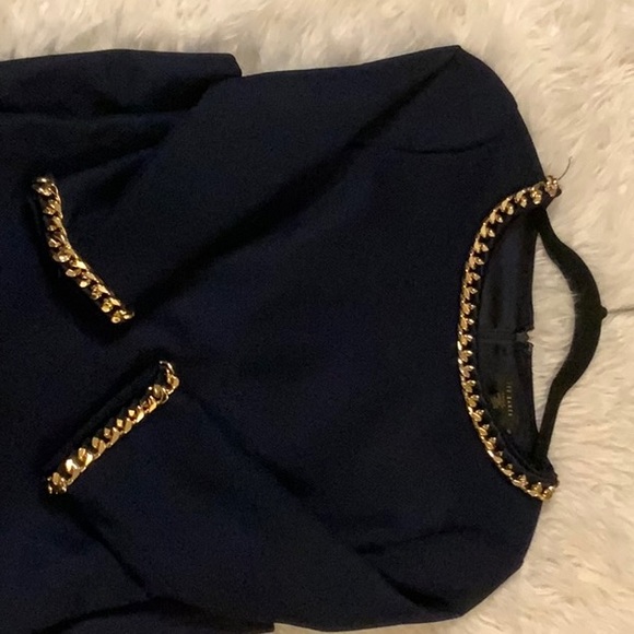 TED BAKER BLUE DRESS - Picture 2 of 4